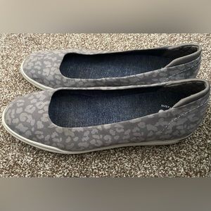 Dr Scholls Shoes Womens 9.5 M Rise Shine  Ballet Flats Slip On Gray